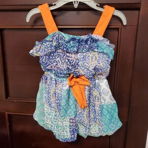 Rare Editions Baby Girl Easter Romper 24M